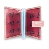  Dámske puzdro na karty Zellia Hz-128 Y572 - 2399F ružovej farby 11,5 x 7,5 x 2 cm