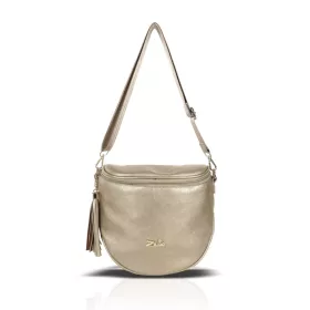    Dámska crossbody kabelka Zellia Zlb12 zlatej farby 25 x 23 x 11 cm