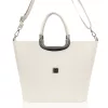 Zellia Zvn21045 bézs női kézitáska, shopper 34 x 25 x 13 cm