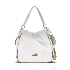  Dámska kabelka cez rameno Zellia 25036 biela 35 x 14 cm