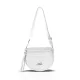  Dámska crossbody kabelka Zellia 21028 biela matná - prešívaná - zlatá K.