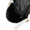  Dámska crossbody kabelka Zellia 21028 biela matná - prešívaná - zlatá K.