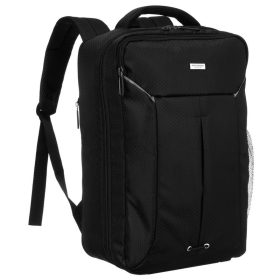    Peterson Ptn Bocian-6408 čierny batoh - WizzAir, Rianair príručná batožina 40 x 25 x 20 cm