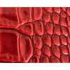 Peterson klip, kroko vzor, červená dámska lakovaná peňaženka RFID 16×10 cm