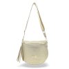  Dámska zlatá bočná kabelka Zellia, crossbody