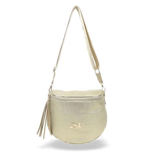  Dámska zlatá bočná kabelka Zellia, crossbody