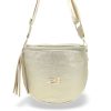  Dámska zlatá bočná kabelka Zellia, crossbody
