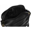  Čierna pánska kožená bočná taška Peterson 20×16 cm