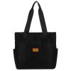 Rovicky R-Tz-01-2400 Black W06 fekete kígyó mintás shopper táska 30 x 28 x 15 cm