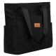 Rovicky R-Tz-01-2387 Black W04 fekete kígyó mintás shopper táska 30 x 28 x 15 cm