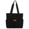 Rovicky R-Tz-01-2387 Black W04 fekete kígyó mintás shopper táska 30 x 28 x 15 cm