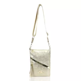    Dámska zlatá crossbody kabelka Zellia 23012 26 x 18 x 5,5 cm