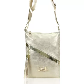    Dámska zlatá crossbody kabelka Zellia 23012 26 x 18 x 5,5 cm