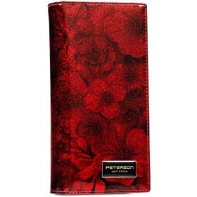    Dámska kožená peňaženka Peterson červená 19 x 10 x 2,5 cm