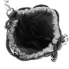 Zellia 25096 Strus fekete-grafit női vödörtáska, oldaltáska 23 × 19,5 × 7,5 cm