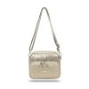  Dámska crossbody kabelka Zellia Zvn24010 zlatej farby 22 x 18 x 9 cm