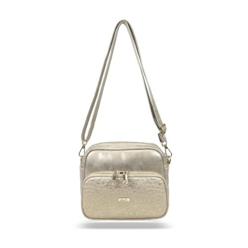  Dámska crossbody kabelka Zellia Zvn24010 zlatej farby 22 x 18 x 9 cm
