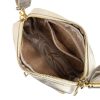  Dámska crossbody kabelka Zellia Zvn24010 zlatej farby 22 x 18 x 9 cm