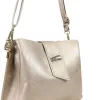 Dámska crossbody kabelka Zellia Zvn2105 zlatej farby 24 x 17 x 12 cm