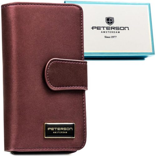 Peterson Női Pénztárca - Echo És Természetes Bőr Ptn Ps116-Hnl-2777 Purple
