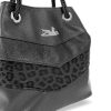  Dámska kabelka cez rameno Zellia black ocelot vzor 29 × 27 cm