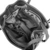  Dámska kabelka cez rameno Zellia black ocelot vzor 29 × 27 cm