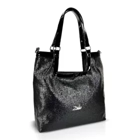  Zellia 26074  Crystal 2 fekete női válltáska 37 × 36 × 13 cm