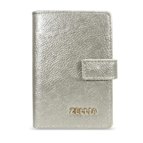 Dámske svetlozlaté puzdro na karty Zellia Hz-128 11,5 x 7,5 x 2 cm