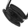  Dámska čierna crossbody kabelka Zellia Zvn22004 21 x 18 x 6 cm