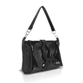   Zellia Zlb306 fekete női válltáska, oldaltáska 30 x 22 x 7 cm