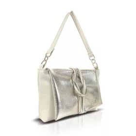   Zellia Zlb306 női, bézs-arany válltáska, oldalpánttal 30 x 22 x 7 cm