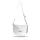  Zellia 21028 biela dámska crossbody kabelka 23 x 23 x 11 cm