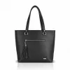 Zellia TD57 fekete merev női válltáska 35 x 30 x 12 cm