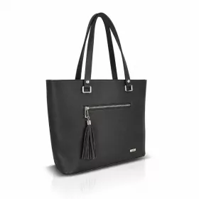 Zellia TD57 fekete merev női válltáska 35 x 30 x 12 cm