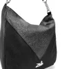  Dámska čierna kabelka cez rameno Zellia 25194, bočná taška 32 x 32 x 13 cm