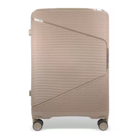  Béžový trojmiestny kufor Zellia 55-65-75 cm