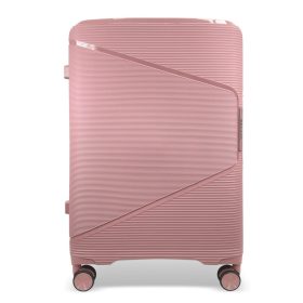 Veľký pevný kufor Zellia ružovo-zlatý 75 x 50 x 30 cm