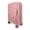  Pevný kufor Zellia ružovo-zlatá farba, príručný kufor Ryanair, príručný kufor Wizz Air 55 x 40 cm