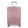  Pevný kufor Zellia ružovo-zlatá farba, príručný kufor Ryanair, príručný kufor Wizz Air 55 x 40 cm