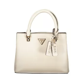    Dámska kabelka Guess béžovej farby, crossbody taška 25 x 19 x 6 cm