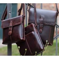 Pánska kožená bočná taška