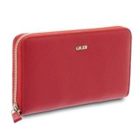 Červená dámska peňaženka