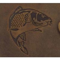 Rybárska kožená peňaženka